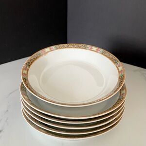 SET of 6 Bowls - 7.25" - Guerin Limoges